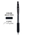 Black Gel Pen 0.5mm Pen Pulpen Gel Retractable Tinta Hitam 0.5mm. 