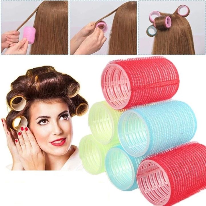 Hairdressing Self-adhesive Hair Curlers Scrunchies Hair Rollers bang Roller  Salon Styling Tools Girls Hair Accessories