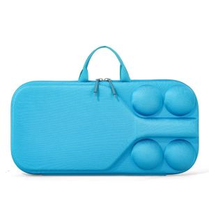 MIRELAE Portabel Túi đựng vợt bóng chuyền Pickleball Vỏ cứng Chứa được 2 mái chèo và 4 quả bóng Túi xách Pickleball  Vỏ bảo vệ EVA Túi đựng vợt chơi bóng pickleball Đồ dùng chơi bóng pickleball