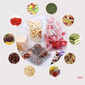 NIC Clear Acrylic Square Cube Box With Lids Durable Candy Box Multiple Uses Transparent Case Organizer Container