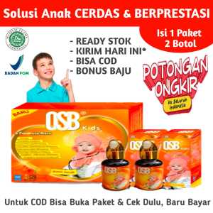 OSB Kids Original Vitamin Otak Anak Omar Smart Brain Sirup Atau Cair 100% Asli