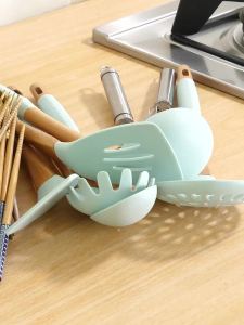 Giá đỡ dao bằng thép không gỉ giá đựng đồ đa năng giá đựng đũa nhà bếp không cần khoan giá đựng nắp nồi móc treo tường.