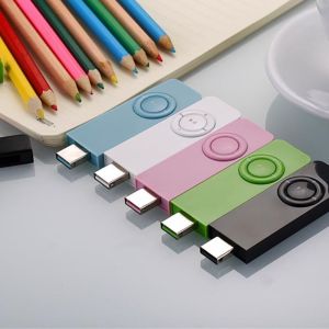 JOYPICKS มินิ แบบพกพา ประเภทเครื่องอ่านการ์ด พอร์ต USB MP3 ประเภทการแทรกแบบตรง การ์ด TF 32GB 2.0 USB เครื่องเล่นเพลง สปอร์ตวอล์คแมน U Disk MP3 เครื่องเล่น MP3