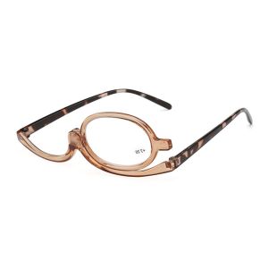 YIYIUR +1.0~+4.0 Diopter Rotating Makeup Reading Glasses Colourful Frame Vision Care Cosmetic Glasses Fashion Eyewear Magnifying Glasses Woman