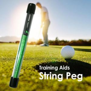 1pcs Golf Swing Putting String Direction Pegs Golf Direction Practice Training Aids Putt trainer Golf Alignment Sticks