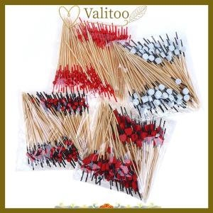 [Valitoo] 100x 12cm Heart Bamboo Pick Buffet cake Fruit Fork Party Dessert Salad Stick