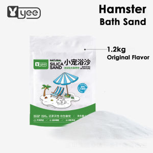 YEE Hamster Bath Sand / Dust Free Hamster Bathing Sand 2kg / Deodorizing Bathing Sand / Toilet Bathing Sand / Potty Litter Sand for Hamster Chinchillas Gerbil Syrian Mice Small Animals