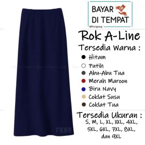 Rok Span Panjang Wanita Kerja Kantor