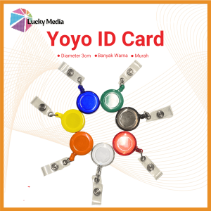 Yoyo ID Card Holder Gantungan Plastik Yoyo Id Card Gantungan ID CARD Hang Tag Name Tag Standard