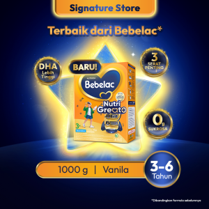 Bebelac 4 / Bebelac 3+ Vanila Susu Pertumbuhan Bubuk 1000gr - Untuk Usia 3-6 Tahun