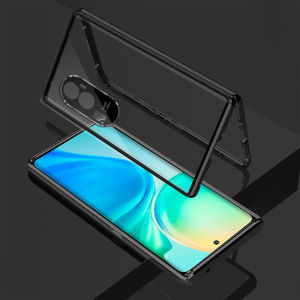 OPPO Reno 11Pro 5G Double Side Glass Case For OPPO Reno 11 Pro Reno11 11Pro 5G 2024 Tempered Glass Metal Hard Phone Casing Cover Clear Transparent Lens Camera Protection