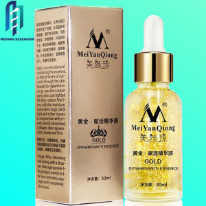 MeiYanQiong Gold Dynamisante Essence Anti Penuaan Memudarkan Garis Halus Merevitalisasi Kulit