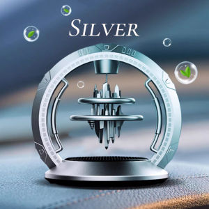 AOZI Car Perfume Solar Energy （No Need To Charge） City Rotation Car Aromatherapy Diffuser Car Decorations Smart Car Air Fresheners Car Interior Ornaments