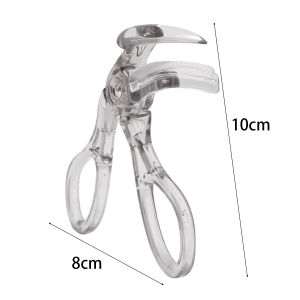 Professional Eyelash Curler Frameless One-clip Curling Comb Tooth Eyelash Curler with Refill Pad Long-lasting Shaping Lash Tools