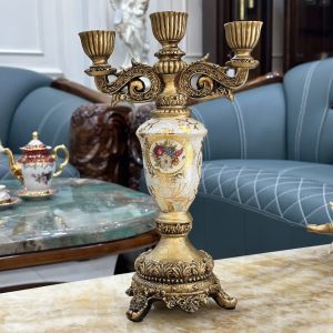 Giá nến composite tân cổ điển CB40-GN