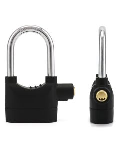 Long Cross-Beam Alarm Lock 110dba Security Alarm Lock System Anti-Theft for Door Motor Bicycle Padlock Motor long lock