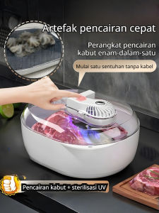 Penyegar rumah tangga fourinone cepat mencairkan barang pabrik daging multifungsi alat pencairan es