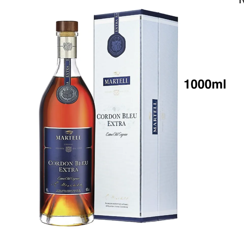 1L Big Bottle Martell XO / Martell Cordon Bleu Extra Old Cognac