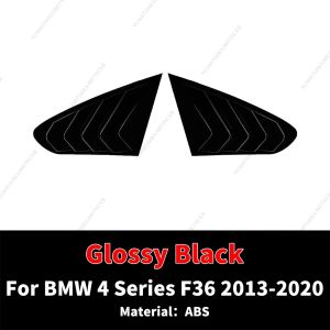 dncnf Wide Body Kit Triangle Shutters Window Blinds Louver For BMW 4 Series F36 2013-2020 Accessories Decoration Car Styling Tuning T4N8K