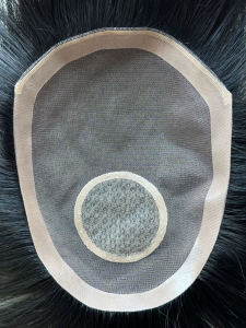 3# Net+Delivery Spinning Mens Full Hand Weaving and Repairing Hair NPU Edge 100% Human Hair Man Toupee Natural Looking Straight Wig Remy Human Natural Hair Men Toupee Invisible Knots