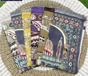 Promo Sajadah Cenil Rumbai Tambang Motif Turki Ukuran Besar Bahan Berkualitas Bisa COD