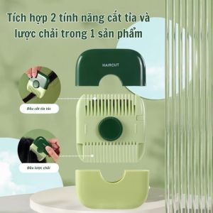 Lược Tỉa Tóc 2in1 Đa Năng – Cắt Tóc Mái & Tỉa Chẻ Ngọn Tại Nhà Nhỏ Gọn Dễ Dùng Tiện Lợi Mang Theo