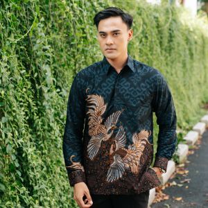 Hadinata Batik Kemeja Panjang Superfine Rajendra Rihana