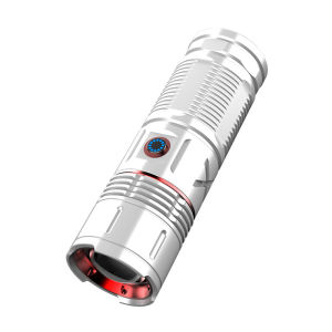 Telescopic Zoom Alloy Super Bright Light Flashlight