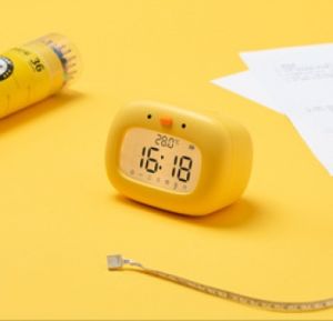 Fanncy Cartoon Duck Kids Alarm Clock Night Light Students Cute Kawaii Alarm Clock For Children