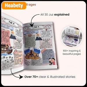 【2-3 days delivery】 The Quran Journey Holy Quran Made Simple And Illustrated Quran By Juz Thematic Breakdowns Of All 114 Surahs Quran Study Guide For Revert Beginner