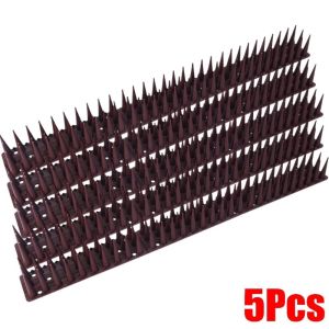 12Pcs Fence Wall Spike Detachable Deterrent Burglar Bird Spikes Plastic Anti Climb Spikes for Garden Fences Birds Pigeons Repellents