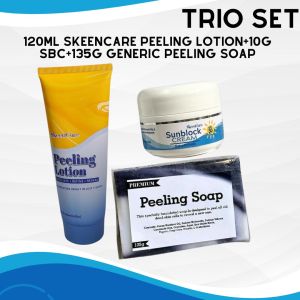 Trio Set 120ml SkeenCare Peeling Lotion+10g SBC+SC Peeling Soap