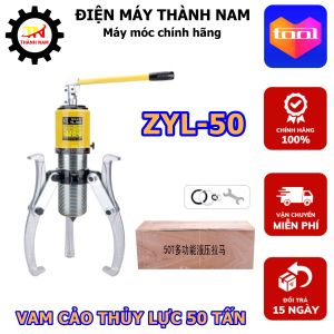 Vam Cảo Vòng Bi Bạc Đạn Thủy Lực 50 Tấn ZYL50 - Tự định tâm tích hợp sẵn bơm tay - Hàng nội địa Cao Cấp