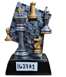 Chess trophy 1627A1 resin ceramic material