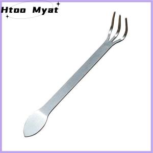tantuoye 1 cái mới bằng thép không gỉ gốc Rake Bonsai Chậu cây 3-prong nới lỏng đất công cụ cầm tay chống gỉ Rake nhà làm vườn công cụ