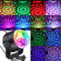 LED Disco Light Stage Lights Colorful Sound Activated Laser Projector Lamp For Home Christmas DJ Party KTV Bar DMX Decoration. 