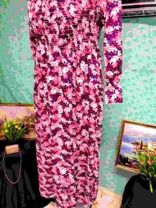 FLORAL DRESS SLEEPING BEAUTY STYLE