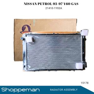 15178 NISSAN PATROL Y60 GAS 1993-1997 RADIATOR ASSEMBLY M/T 740x448x32mm PA32 1ROW 21410-1Y02A