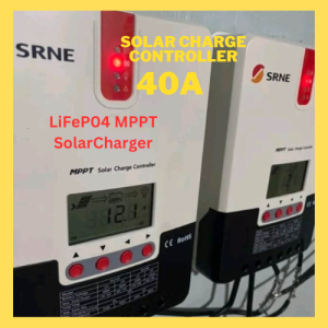 Solar controller Authentic SRNE 40A 12V/24V MPPT Solar Charge Controller