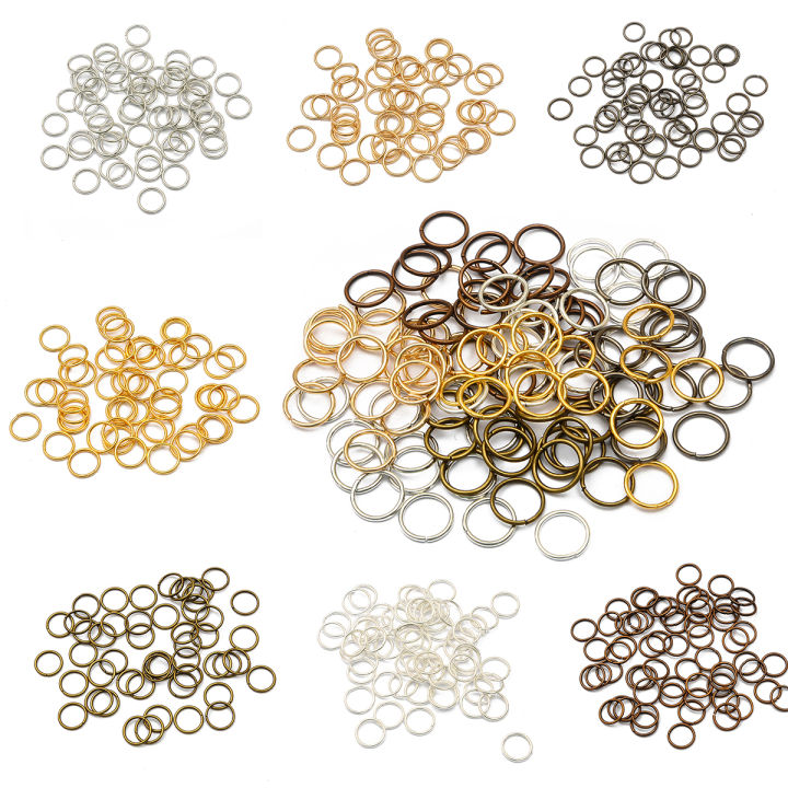 50pcs or 100pcs Stainless Steel Split Ring Diameter 2mm to 12mm