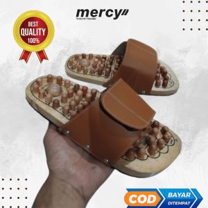 SANDAL THERAPY KESEHATAN KAYU/SENDAL REMATIK KAYU/ SANDAL REFLEKSI