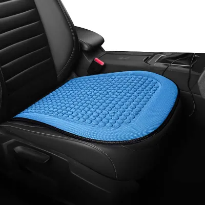 Silk Car Seat Covers 3D Bump Massage Universal Automotive Interior Breathable Soft Fabric