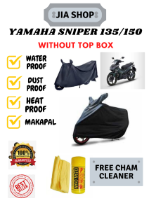 YAMAHA SNIPER 135/150 MOTORCYCLE COVER WITH FREE CHAM CLEANER (COD)