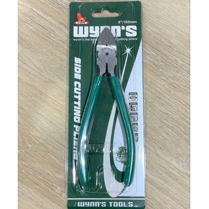 Wynn's คีมตัดพลาสติก ตัดลวด ตัดสาย ขนาด6นิ้ว คีม คีมตัด ของแท้ 100% ...
