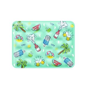 JNFGTV Cartoon Pattern Dog Cooling Gel Bed Collapsible Rectangle Puppy Cold Gel Pad Pet Accessories Cat Summer Sleeping Mat Cat Pad Mattress For Dogs Cats