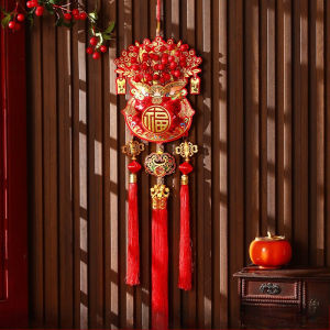 New Year Pendant 2026 Year of The Horse New Style Lucky Bag Lucky Character Pendant Living Room Pendant Decoration