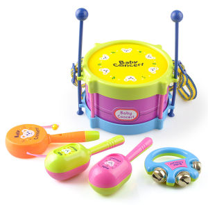 Baby Vocal Toys Hand Drums Children’s Educational Early Education Enlightenment Percussion Toys Drum Set