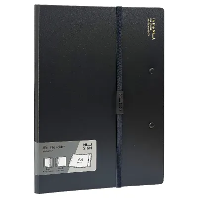 Deli Nusign A5 Portable File Folder Binder – Custom Personalized Engrave NS177