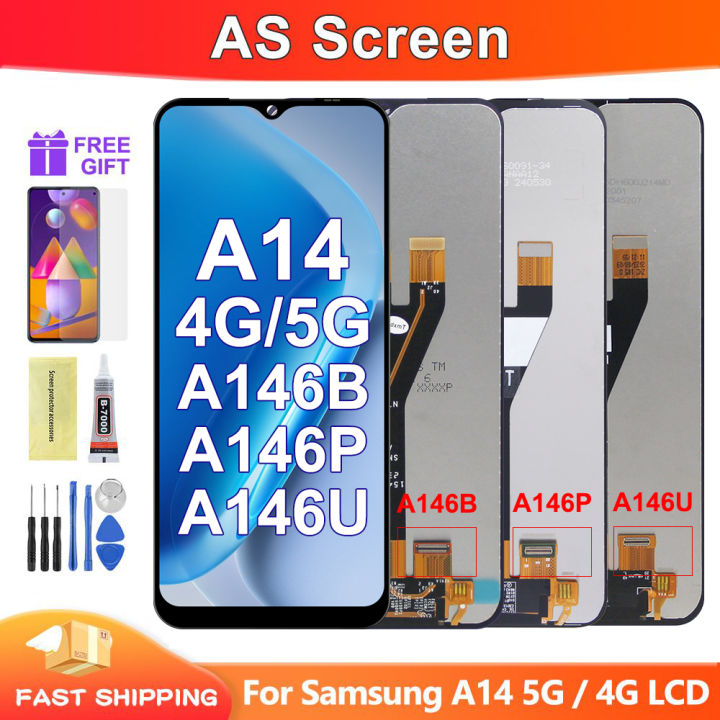 Original LCD For Samsung Galaxy A14 4G / 5G A145 A146 LCD Display Touch ...