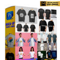 Tshirt Kaos baju Mockup - Editable Photoshop. 